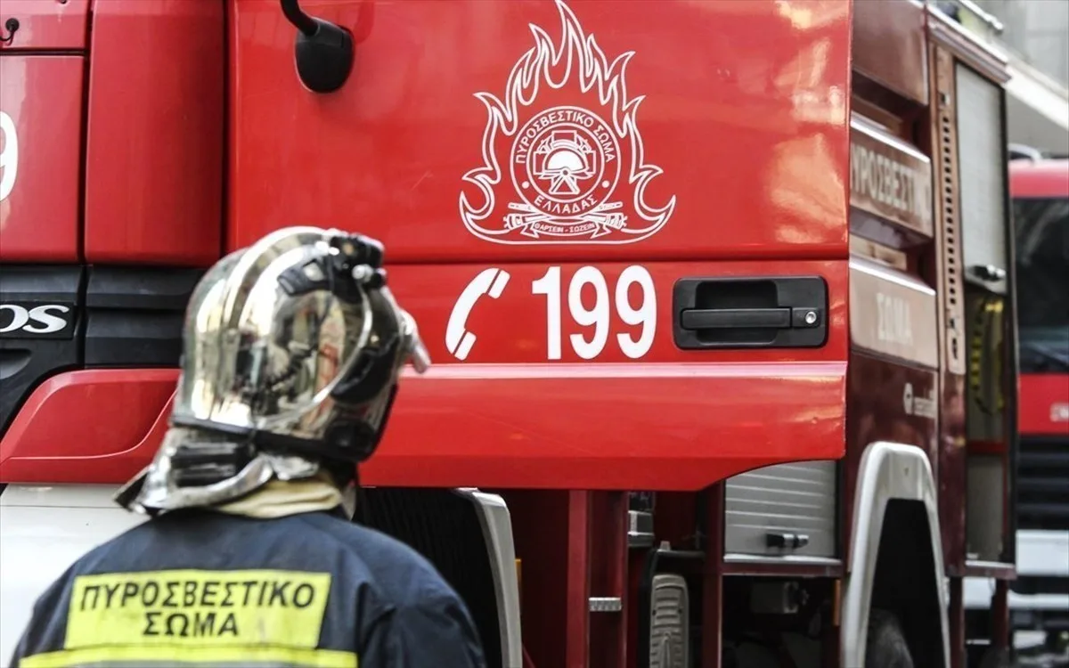 Θεσσαλονίκη: Πυροσβέστης τραυματίστηκε σε φωτιά σε επιχείρηση στα Διαβατά