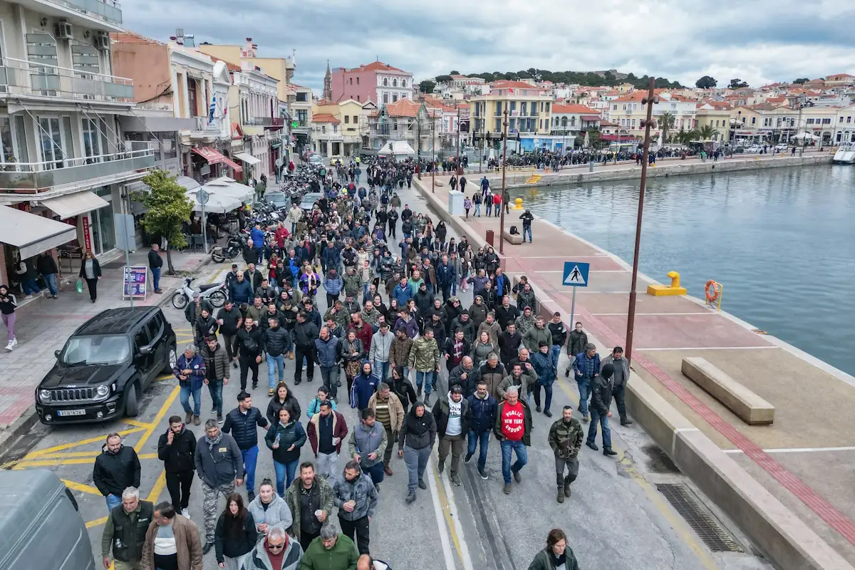 Αντιδράσεις στη Λέσβο για τα μέτρα καραντίνας για τον αφθώδη πυρετό, ΦΩΤΟ